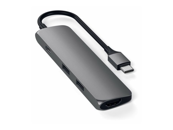 Satechi ST-CMAM - USB 3.2 Gen 1 (3.1 Gen 1) Type-C - Grigio - HDMI - USB 3.2 Gen 1 (3.1 Gen 1) Type-