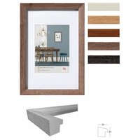 Walther EF220D - Cornice per foto singola - MDF - Grigio - Parete - 15 x 15 cm - Rettangolare