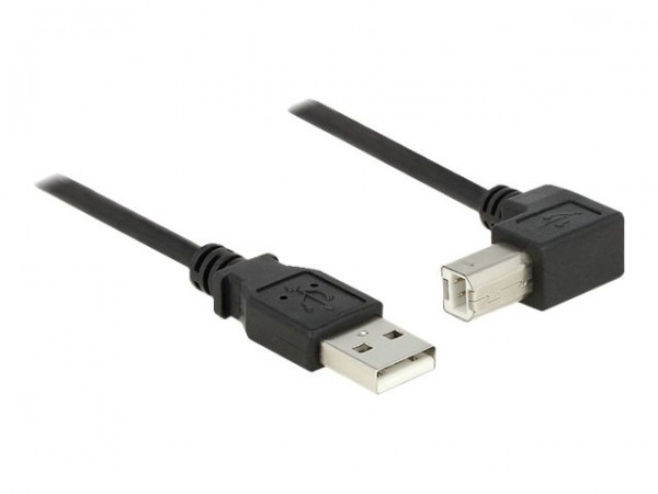Delock 2m USB 2.0 - 2 m - USB A - USB B - USB 2.0 - Maschio/Maschio - Nero