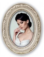 Zep Neuchatel - Resina - Beige - Cornice per foto singola - Tavolo - 10 x 15 cm - Ovale