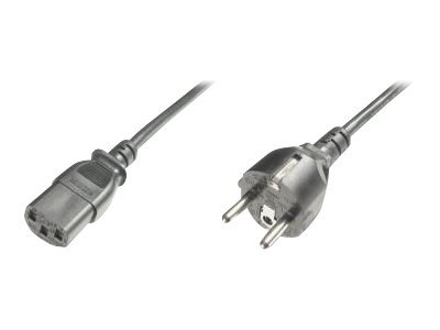 DIGITUS Cavo di collegamento alla rete - 1,8 m - CEE7/7 - IEC C13 - H05VV-F3G - 250 V - 10 A