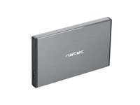 natec Rhino GO - Enclosure HDD/SSD - 2.5" - Serial ATA III - 6 Gbit/s - Collegamento del dispositivo