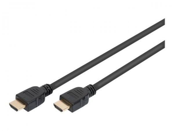 DIGITUS Supporta cavo di collegamento HDMI Ultra High Speed - 1 m - HDMI tipo A (Standard) - HDMI ti