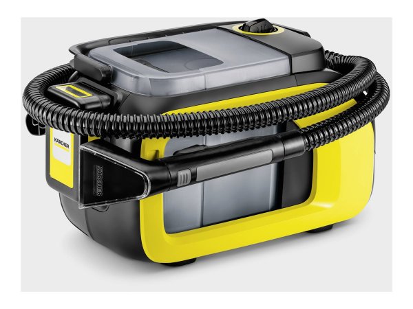 Kärcher SE 3-18 Compact - Tappeto - 1,9 L - 1,2 L - 18 V - Nero - Giallo - 1,9 m