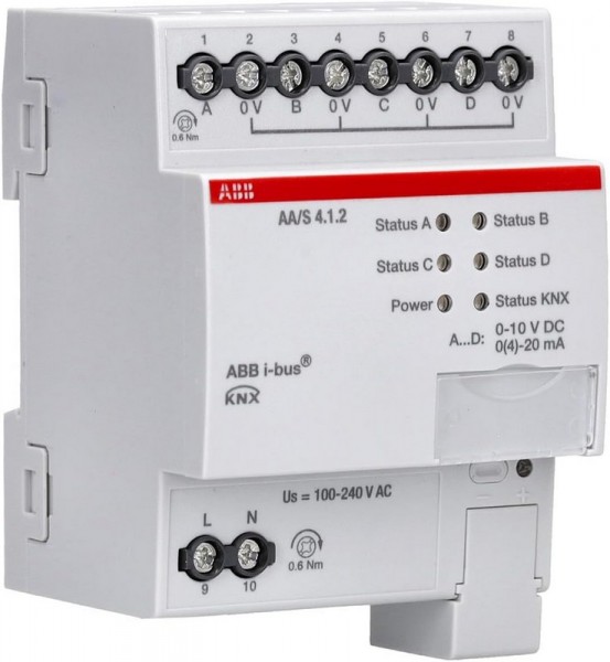 ABB Attuatore analogico per sistema bus a 4 canali AA/S 4.1.2