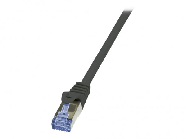 LogiLink 10m Cat.6A 10G S/FTP - 10 m - Cat6a - S/FTP (S-STP) - RJ-45 - RJ-45 - Nero