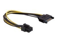 Delock 82924 - 0,21 m - SATA - PCI-E - Maschio - Maschio - Nero - Giallo