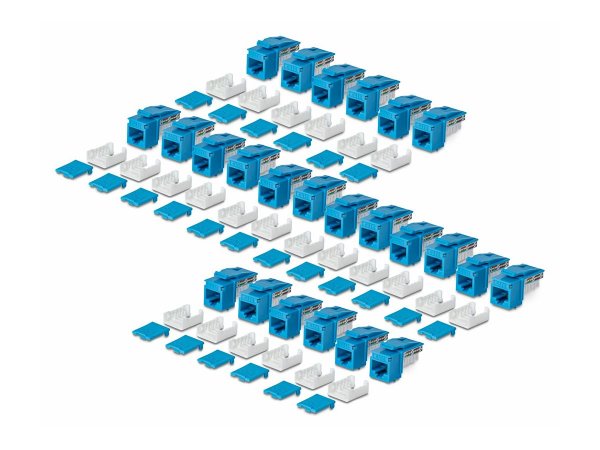 StarTech.com Cat6 Keystone Jack 24-Pack 90-Deg 110 - Rete - CAT 6