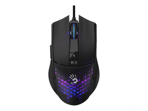 A4tech h Bloody A4TMYS47113 L65 MAX RGB Honeycomb Activated Maus USB Typ-A Optisch - Mouse - 12000 d