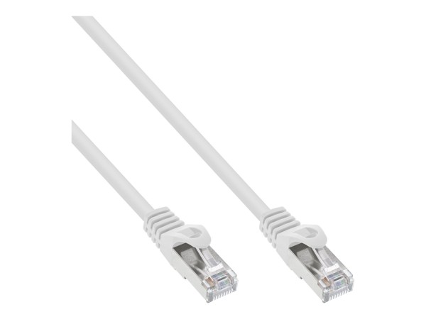 InLine Cavo patch Lan - SF/UTP - Cat.5e - bianco - 0,5m - bulk