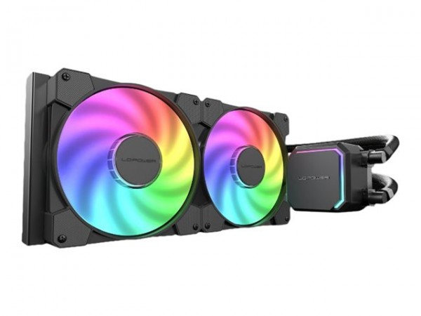 LC-Power LC-CC-280-B-ARGB - JetFlow ARGB Wasserkühlung 280 mm - Raffreddamento Cpu - AMD Sockel AM5