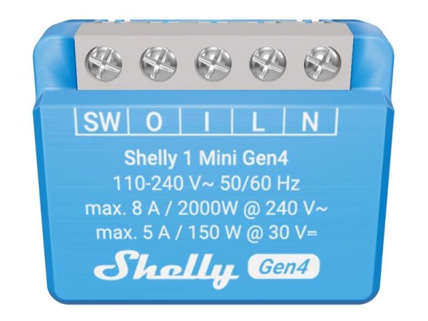 Shelly · Unterputz·""1 Mini Gen4""· 2er Pack· Relais· max