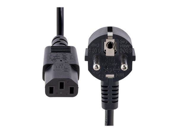 StarTech.com Cavo di alimentazione per PC da EU Schuko a C13 da 1 m - Cavo di corrente AC 250V 10A 1