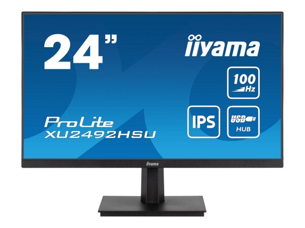 Iiyama ProLite XU2492HSU-B6 - 60,5 cm (23.8") - 1920 x 1080 Pixel - Full HD - LED - Nero