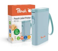Peach Label Printer PE110 blau - Stampanti etichetta/label - Stampa a trasferimento termico