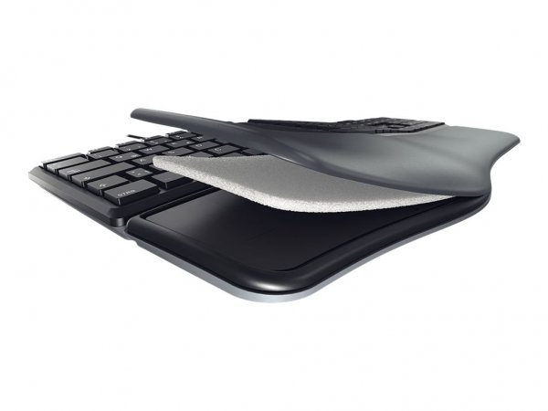 Cherry KC 4500 ERGO - Full-size (100%) - Cablato - USB - QWERTZ - Nero
