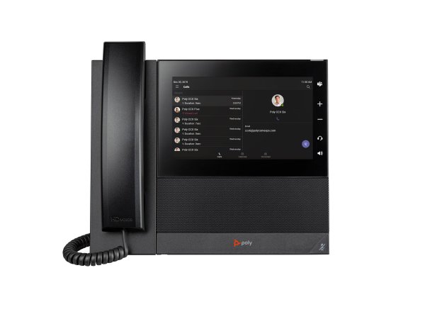 Poly Telefono multimediale aziendale CCX 600 per Microsoft Teams e abilitato per PoE - IP Phone - Ne