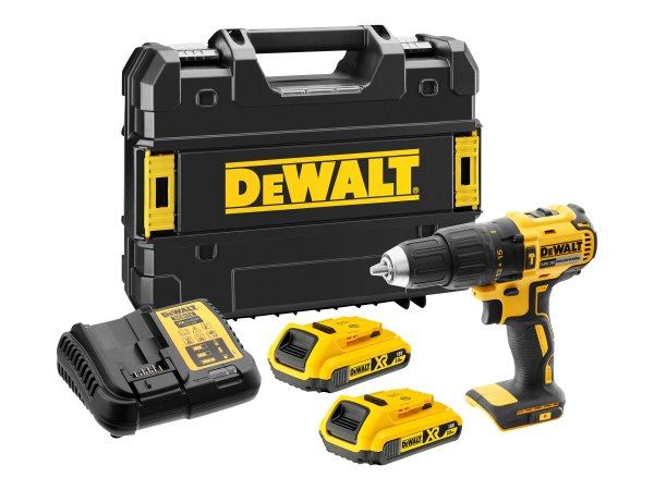 DEWALT DCD778D2T-QW - Cacciavite elettrico - Impugnatura a pistola - Nero - Giallo - Senza spazzola