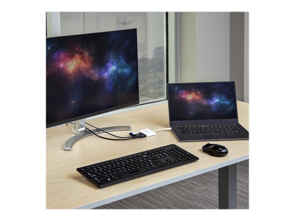 StarTech.com Adattatore Multifunzione USB-C a HDMI 4k con Power Delivery e porta USB-A - Bianco - Ca