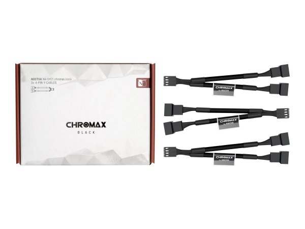 Noctua Na-Syc1 chromax.black - Cable extension - Schwarz - Weiblich - - 115 mm - 3