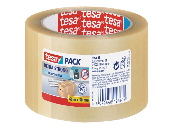 Tesa Ultra Strong PVC 50mm x 66m - 66 m - 50 mm