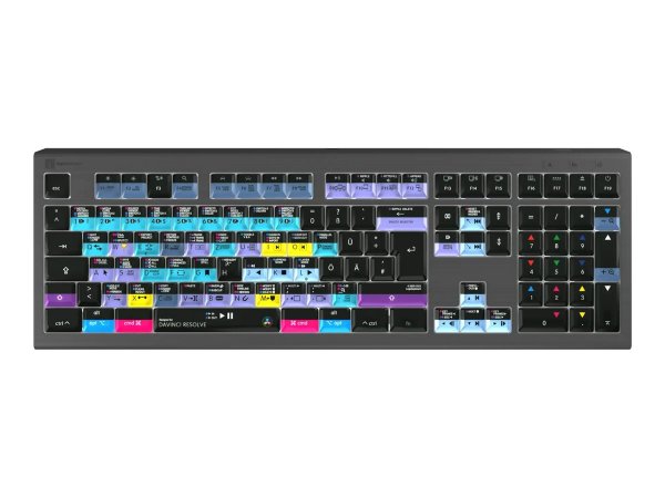 Logickeyboard ASTRA 2 - Full-size (100%) - Cablato - USB - Tasto con meccanismo a forbici - QWERTZ -
