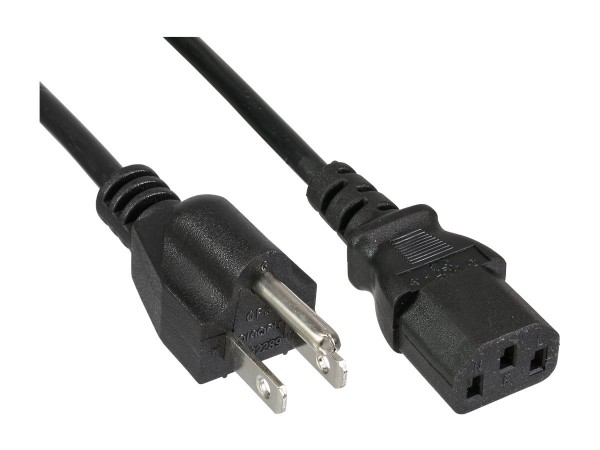 InLine Cavo alimentazione Internazionale - spina USA presa IEC-320-C13 - 1,8m