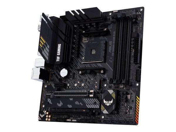 ASUS TUF GAMING B550M PLUS - AMD - Socket AM4 - AMD Ryzen 3000 Series - DDR4-SDRAM - 128 GB - DIMM