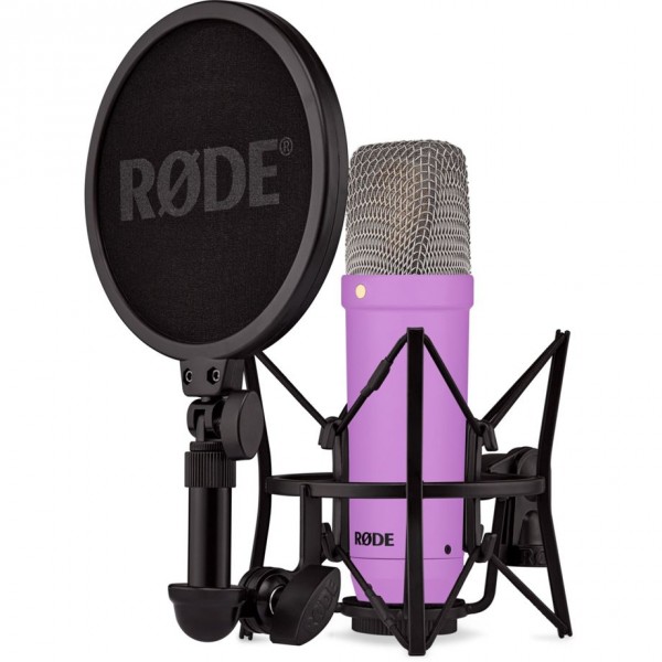 RODE Nt1 Signature Purple Großmembran-Kondensatormikrofon - lila