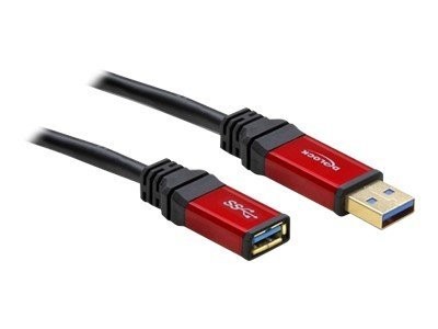 Delock Premium - USB-Verlängerungskabel - USB Typ A (M) - DeLOCK 5.0m USB 3.0 A. Kabellänge: 5 m. An