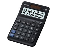 Casio MS-10F - Desktop - Calcolatrice di base - 10 cifre - Batteria/Solare - Nero