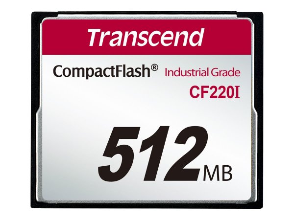 Transcend 512MB CF - 0,512 GB - CompactFlash - 40 MB/s - 42 MB/s - Nero