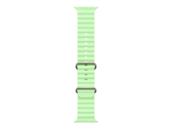 Apple Ocean Band Neon Green Natural Titanium