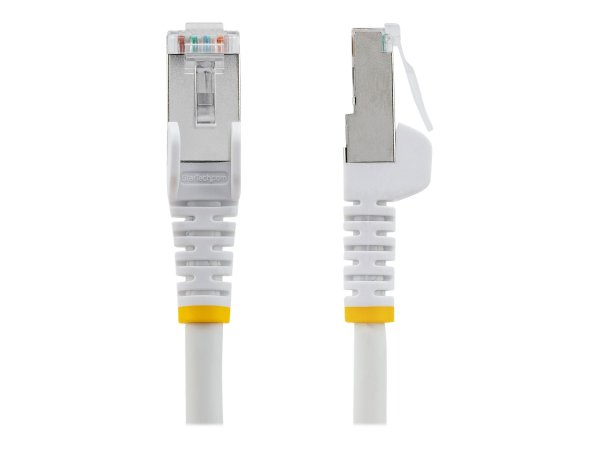 StarTech.com Cavo Ethernet CAT 6a - 7m - Bianco - Cavo di rete LAN Low Smoke Zero Halogen (LSZH) - 1