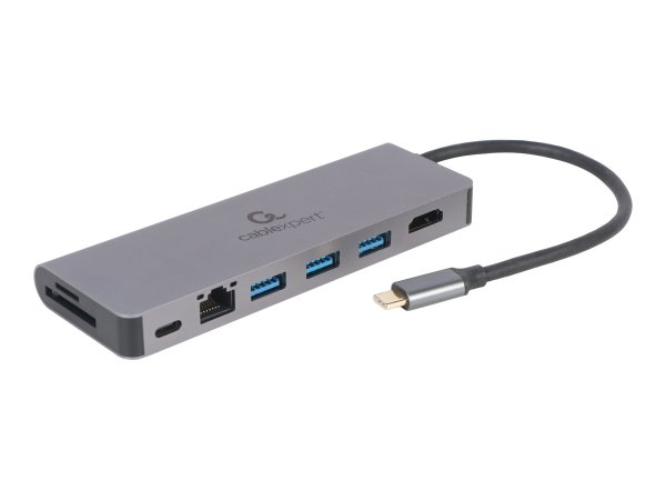 Gembird A-CM-COMBO5-05 - USB 3.2 Gen 1 (3.1 Gen 1) Type-C - HDMI - RJ-45 - USB 3.2 Gen 1 (3.1 Gen 1)