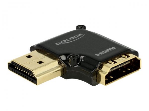 Delock HDMI/HDMI - HDMI - HDMI - Nero
