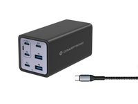 Conceptronic OZUL06BE 6-Port 200W Usb-C Ladegerät