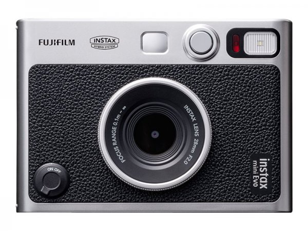Fujifilm Instax mini Evo - 1/5" - 2560 x 1920 Pixel - 62 x 46 mm - CMOS - Nero - 28 mm