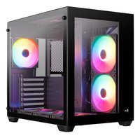 AEROCOOL ADVANCED TECHNOLOGIES Dryft-BK-v1 black PC case - Torre - ATX