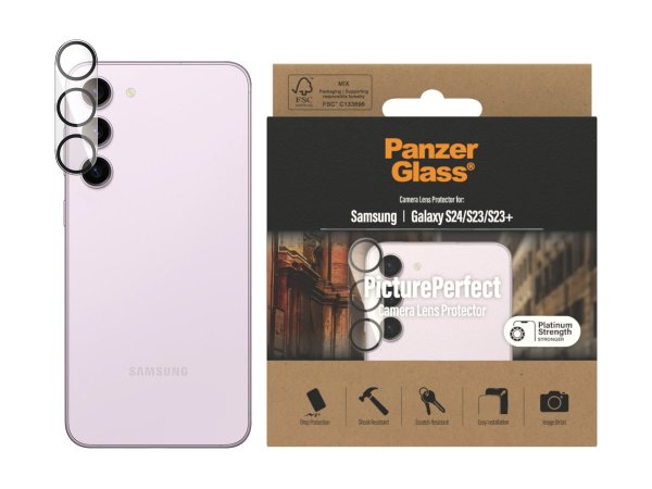 PanzerGlass ® PicturePerfect Camera Lens Protector Samsung Galaxy S23 | S23+ - Samsung - Samsung - G