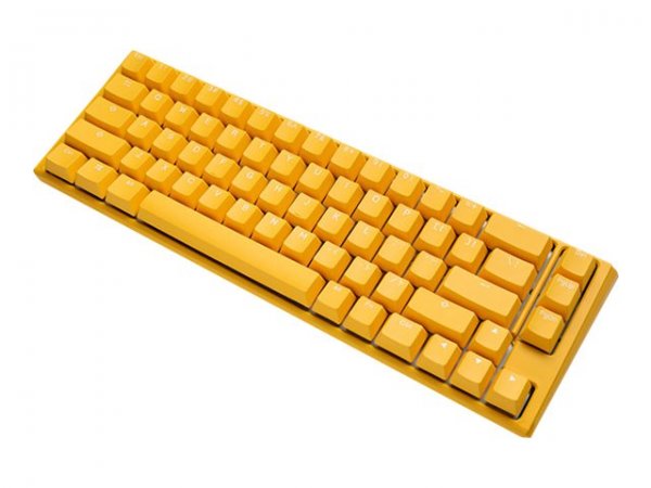 Ducky One 3 SF Yellow - 65% - Cablato - USB - Interruttore a chiave meccanica - LED RGB - Giallo