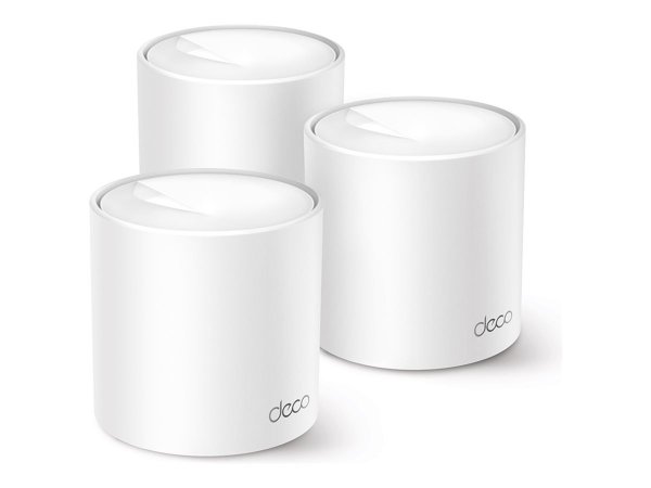TP-LINK Deco X10 - Bianco - Interno - Router Mesh - 190 m² - Dual-band (2.4 GHz/5 GHz) - Wi-Fi 6 (80