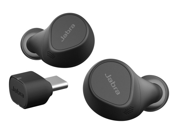 Jabra Evolve2 Buds - True Wireless Stereo (TWS) - Musica e Chiamate - 5,4 g - Auricolare - Nero