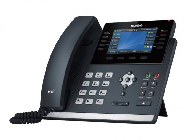 Yealink SIP-T46U - IP Phone - Grigio - Cornetta wireless - 1000 voci - LCD - 10,9 cm (4.3")