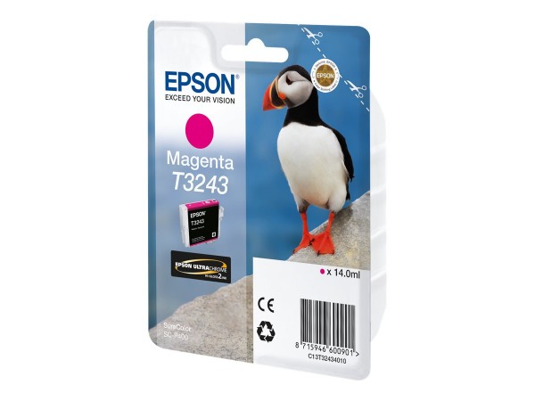 Epson Tintenpatrone magenta T 324 3243 - Originale - Cartuccia di inchiostro