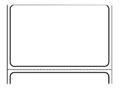 Zebra Z-Perform 1000D - Bianco - Carta - Termica diretta - Permanente - Rettangolo - 10,2 cm