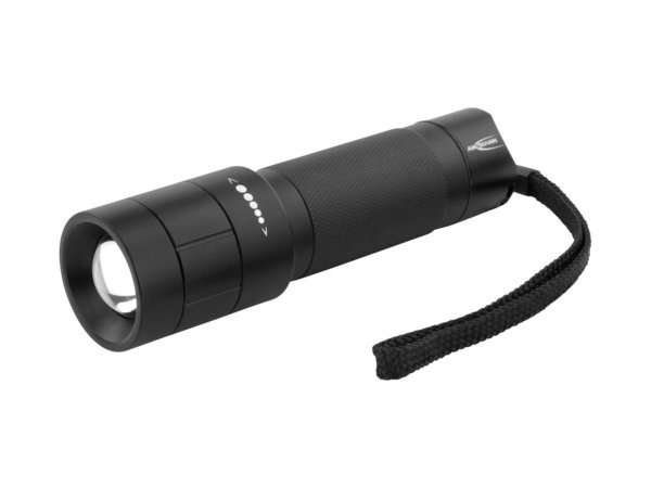 Ansmann M250F - Torcia a mano - Nero - Pulsanti - Manopola - 1 m - IP54 - 1 lampada(e)