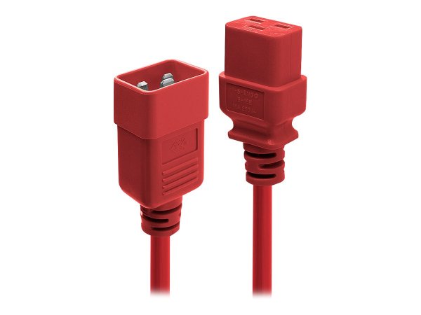 Lindy 30124 - 2 m - Accoppiatore C19 - Accoppiatore C20 - 250 V - 16 A
