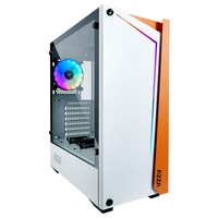 AZZA APOLLO 430 - Midi Tower - PC - Bianco - ATX - micro ATX - Vetro temperato - Giocare