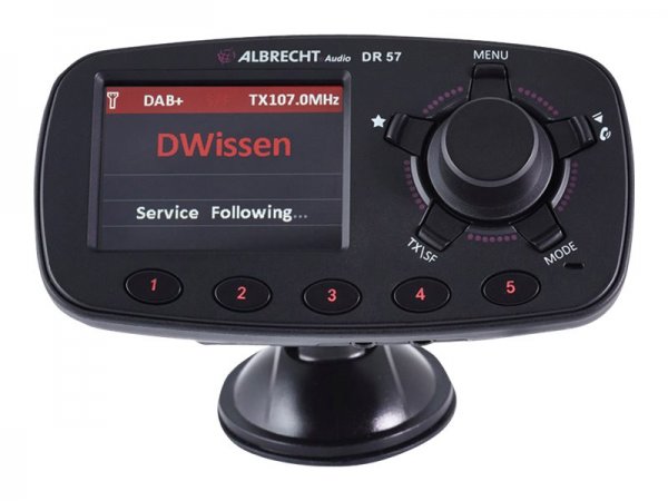 Albrecht DR 57 - 87,6 - 107,9 MHz - LCD - 6,1 cm (2.4") - Bluetooth - Accendisigari - dC - 12 - 24 V